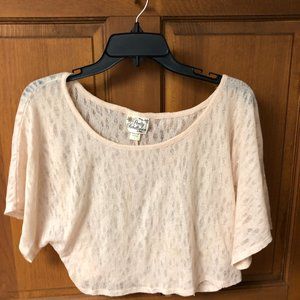 Pretty Rebellious Women's Cream Top/Blouse Size Small In Great Shape!!